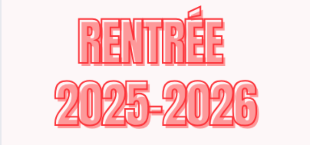 C’est la rentrée